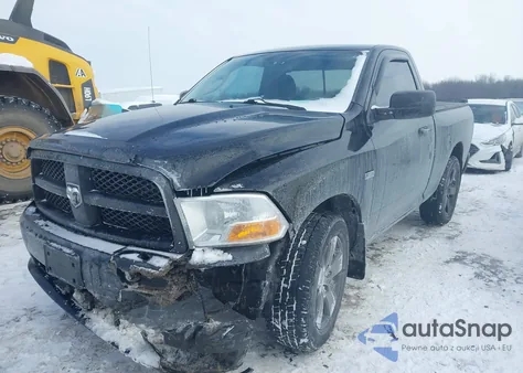 2012 Ram 1500 St из США, поврежденный, VIN 3C6JD6AT4CG170549